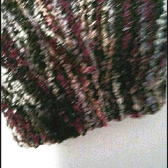 Vintage John Paul Richard Purple Cowl Neck Balloon Sleeves Textured Sweater - Picture 5 of 7